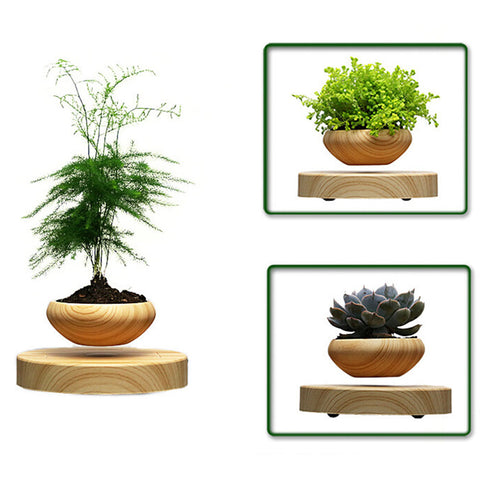 Magnetic Levitating Plant Pot