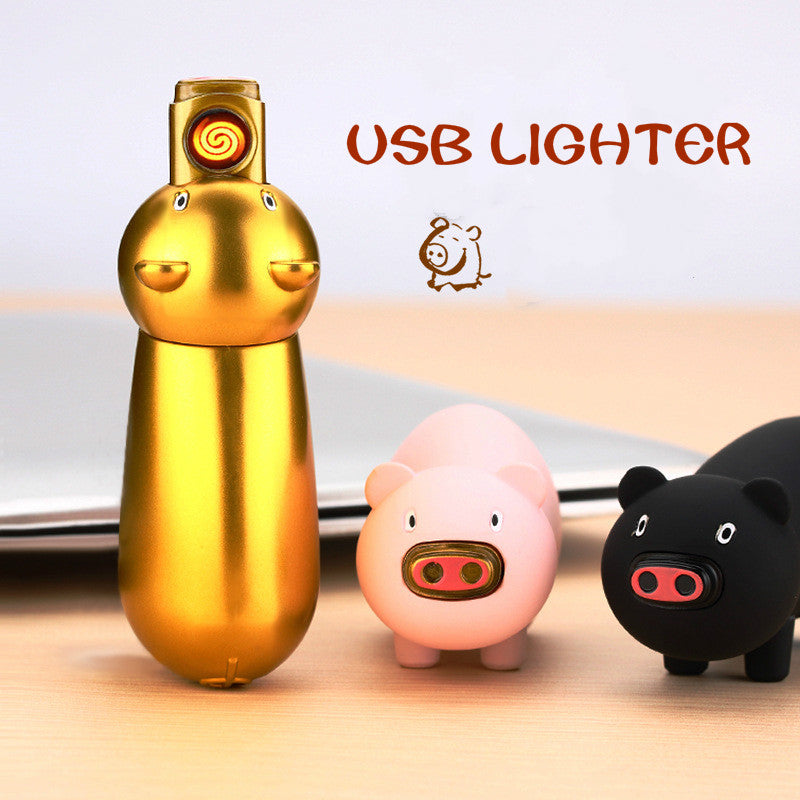 Cute Pig Tesla Coil Electric Charger