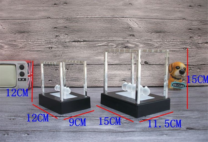 Electric LED Newton's Cradle balls