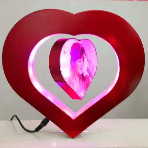 Romantic Heart Shape Magnetic LED Photo Frame