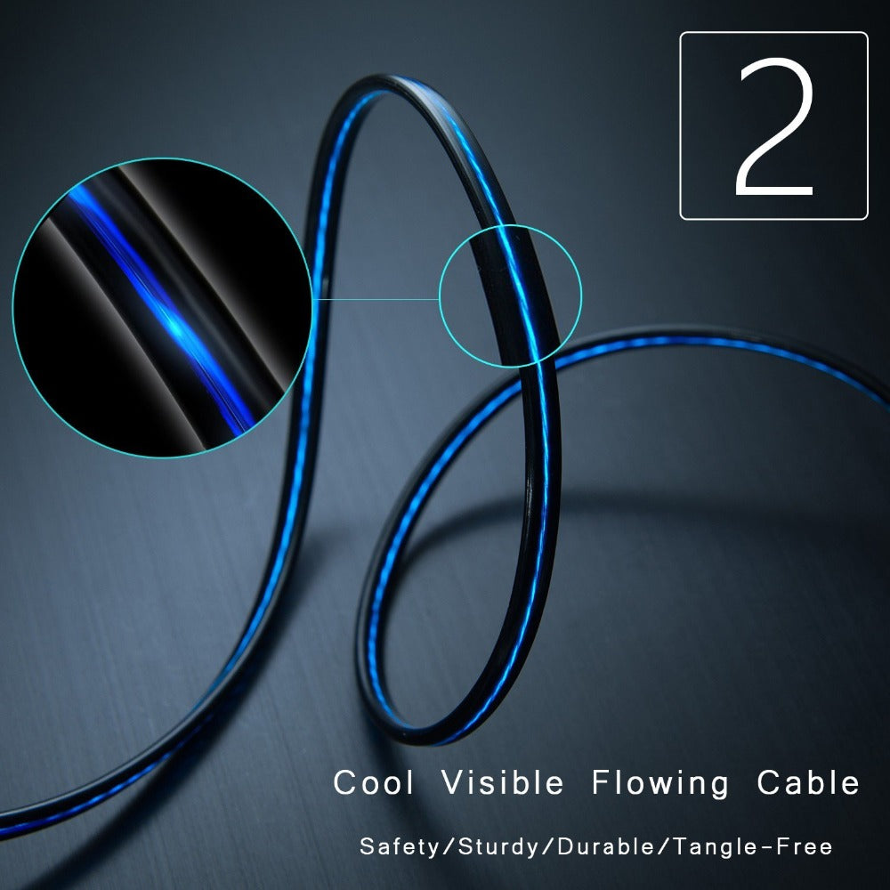 Flowing Light Charging Cable