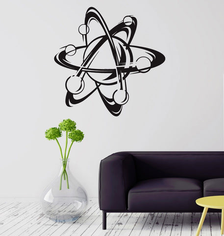 Atom Science Wall Art Decal