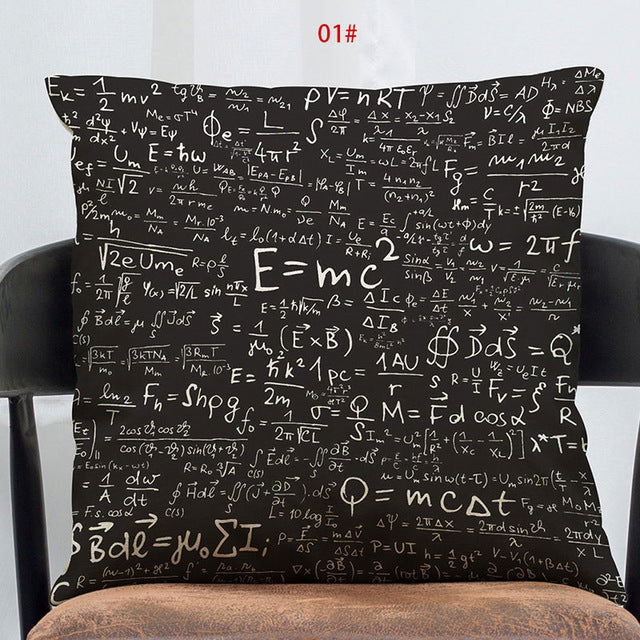 Physics Formula Pillow Case