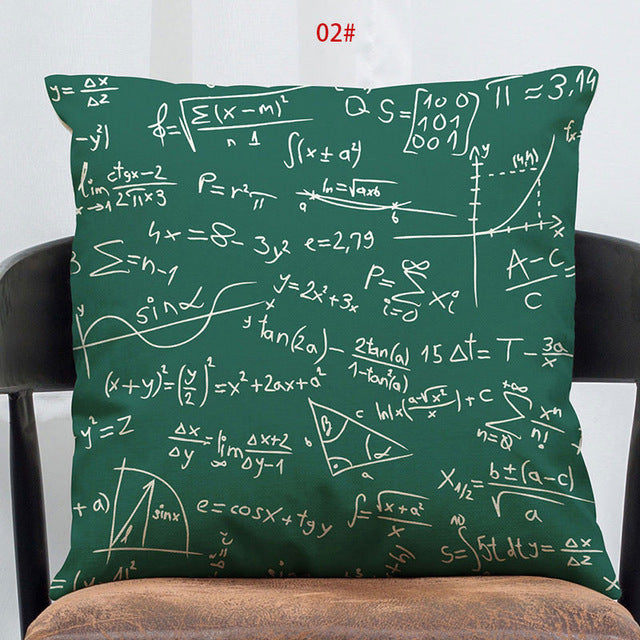Physics Formula Pillow Case
