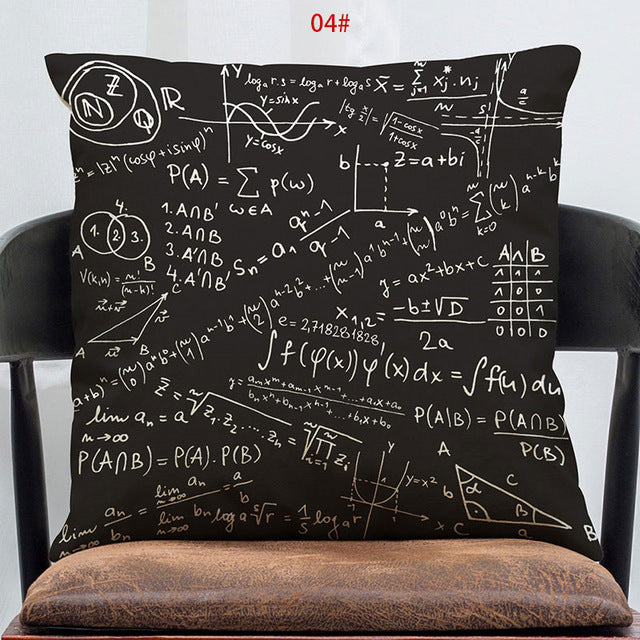 Physics Formula Pillow Case