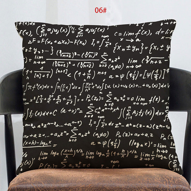 Physics Formula Pillow Case