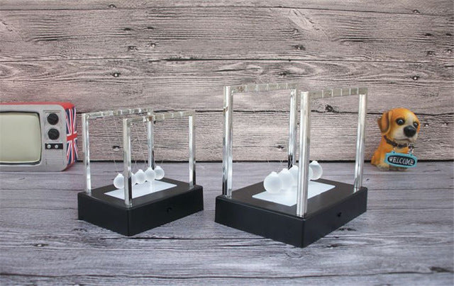 Electric LED Newton's Cradle balls